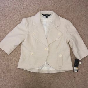 BNWT mossimo cream blazer